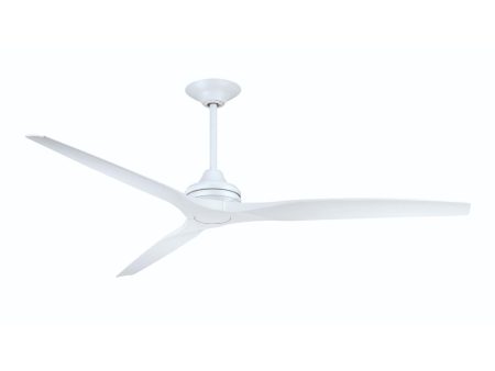 Spitfire DC Matte White 72 in. Ceiling Fan Motor, Blades Sold Separately For Sale