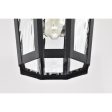 East River 15  Outdoor Hanging Light, Matte Black Finish For Discount