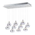 Swank 31 in. 10 Lights LED Pendant Light Chrome finish Cheap