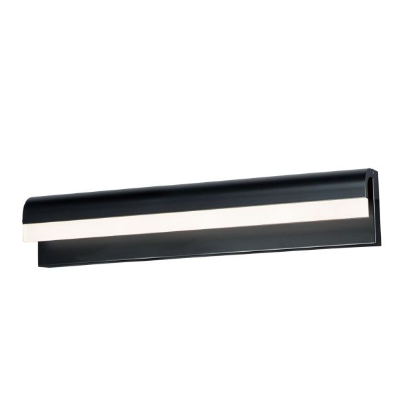 Waterfall 24 in. LED Bath Bar Black finish Supply