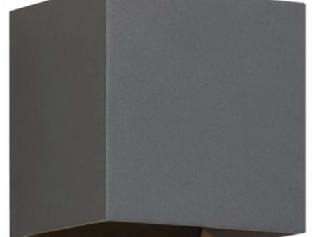 Vex 5 In. LED Outdoor Wall Sconce 2700K Gray Finish Online now