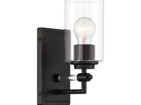 Binsley 11  1 Light Wall Sconce Black Finish Supply