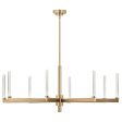 Sycara 49  8-Light LED Chandelier, Champagne Bronze Finish Sale