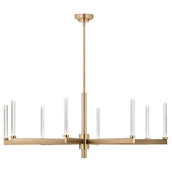 Sycara 49  8-Light LED Chandelier, Champagne Bronze Finish Sale