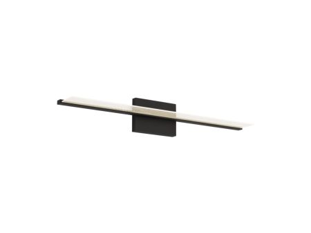 Span 36 Bath 35.3 In. LED Bath Bar 1275 Lumens 3000K 120V Black Finish Hot on Sale