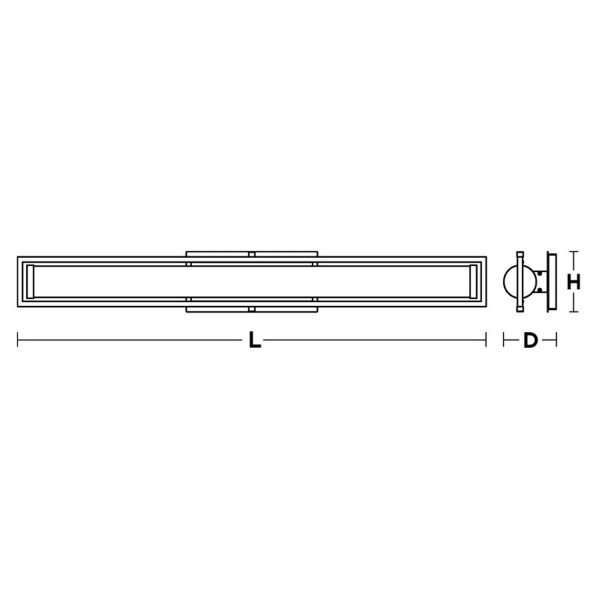 Jordan 24   LED Bath Bar, Satin Nickel Finish Fashion