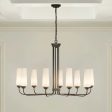 Truby 38  9-Light Chandelier, Black Finish Online Sale