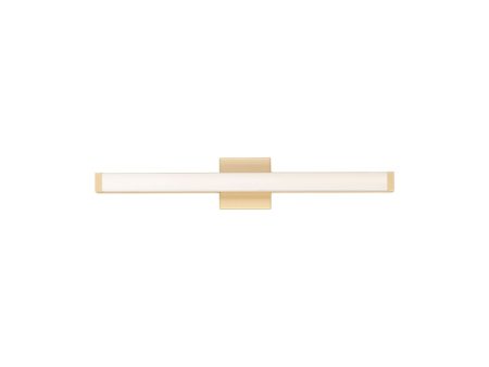 Spec 30 in. LED Bath Bar Gold Finish Discount