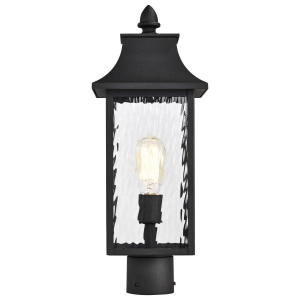 Austen 20  Lamp Post, Matte Black Finish For Sale