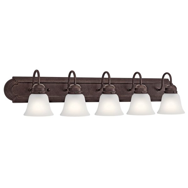 36 in. 5 Lights Vanity Light Bronze Finish Hot on Sale