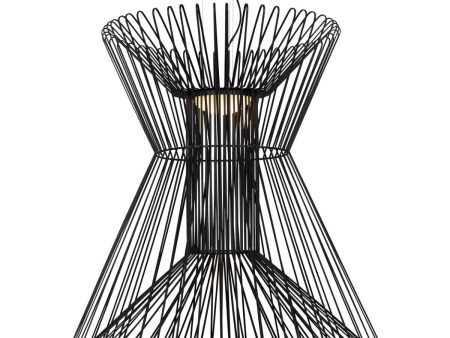 Syrma Grande36 in. LED Pendant Light 3000K Black Finish on Sale