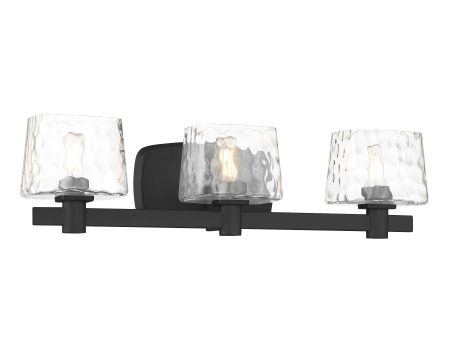 Drysdale 24  3 Lights Vanity Light Black Finish Online Hot Sale