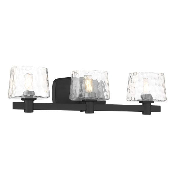 Drysdale 24  3 Lights Vanity Light Black Finish Online Hot Sale