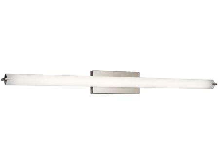 25 in. Linear LED Vanity Light Nickel Finish Online Hot Sale