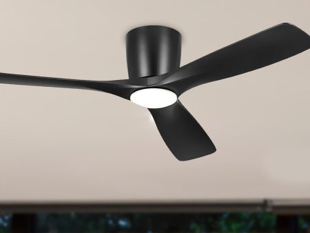 Volos 54  Hugger LED Ceiling Fan Online Sale