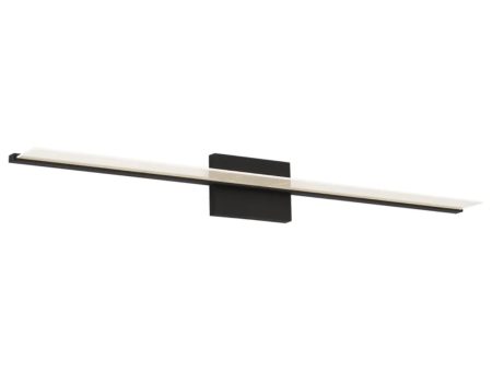 Span 47 in. LED Bath Bar Black finish Online Hot Sale