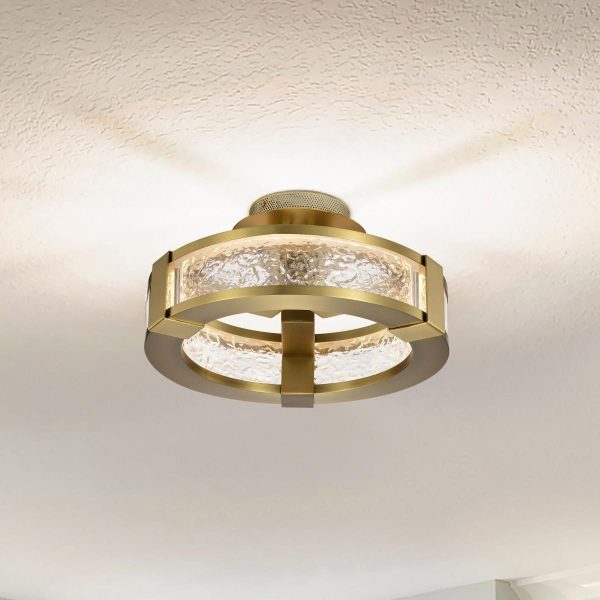 Darrow 14  LED Semi-Flush Mount Light For Discount