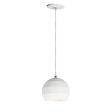 Hive 8 in. LED Pendant Light White finish Online