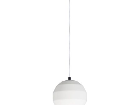 Hive 8 in. LED Pendant Light White finish Online