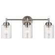 Winslow 22 in. 3 Lights Vanity Light Nickel Finish Online Hot Sale