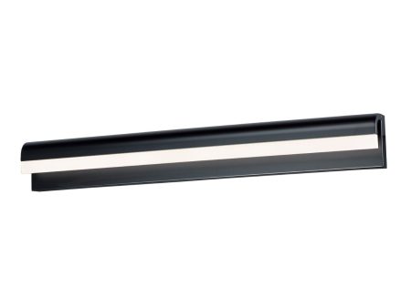 Waterfall 36 in. LED Bath Bar Black finish Sale