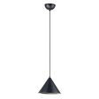 Abyss 10 in. LED Pendant Light Black finish Supply