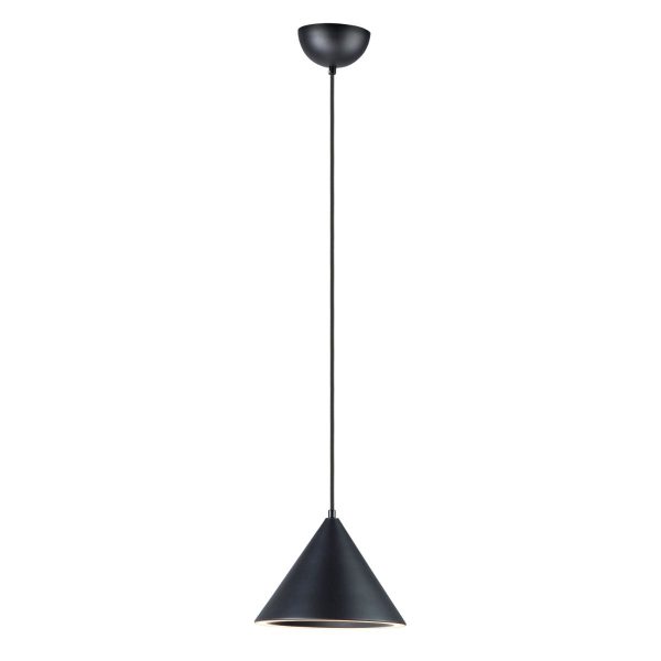 Abyss 10 in. LED Pendant Light Black finish Supply