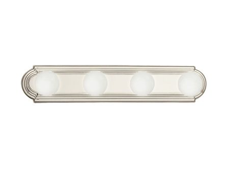 24  4-Light Bath Bar Nickel Finish For Discount