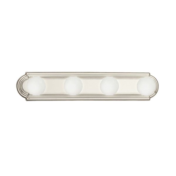 24  4-Light Bath Bar Nickel Finish For Discount