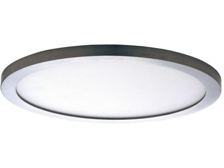 Wafer 15 in. LED Round Disk Light 3000 Lumens 3000K Silver finish Supply