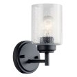 Winslow 9 in. Armed Sconce Black Finish Discount