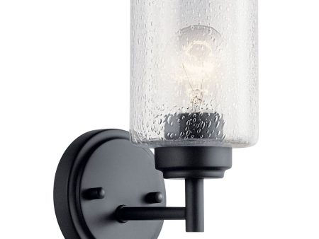 Winslow 9 in. Armed Sconce Black Finish Discount