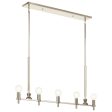 Torvee 41  5-Light Linear Chandelier, Polished Nickel Finish Fashion