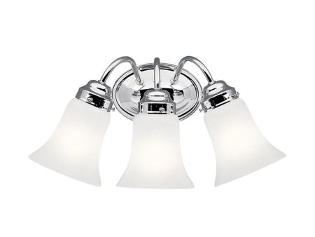 18 in. 3 Lights Vanity Light Chrome Finish Sale