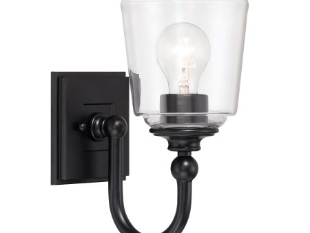 Antonia 11  1 Light Wall Sconce Black Finish For Sale