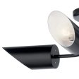 Trentino 28  4-Light Semi-flush mount Light, Black Finish Fashion