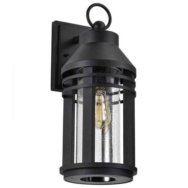 Wilton 20  Outdoor Wall Light, Matte Black Finish Online