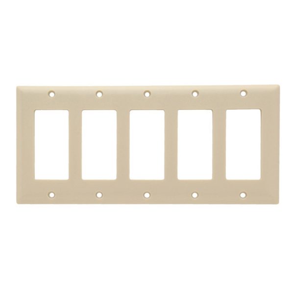 TradeMaster 5-Gang Decorator Wall Plate For Sale