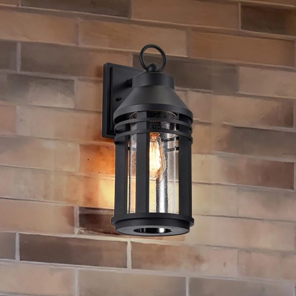 Wilton 20  Outdoor Wall Light, Matte Black Finish Online