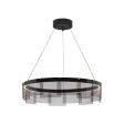 Stratos 31 in. LED Chandelier Black finish Online Sale