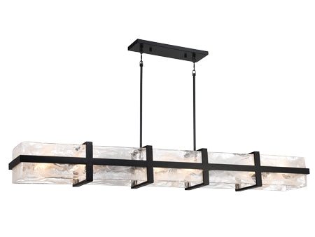 Cloud Break 60  12 Lights Pendant Light Black Finish Discount