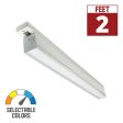 T-Line 2ft LED Linear Track Bar 20W 1600 Lumens Selectable 30K|35K|40K, Halo, White Online