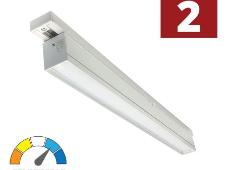 T-Line 2ft LED Linear Track Bar 20W 1600 Lumens Selectable 30K|35K|40K, Halo, White Online