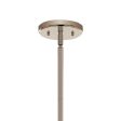 Velestino 30  6-Light Chandelier, Polished Nickel Finish Sale