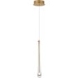 Stillo 2 in. Single LED Pendant Light Gold finish Cheap