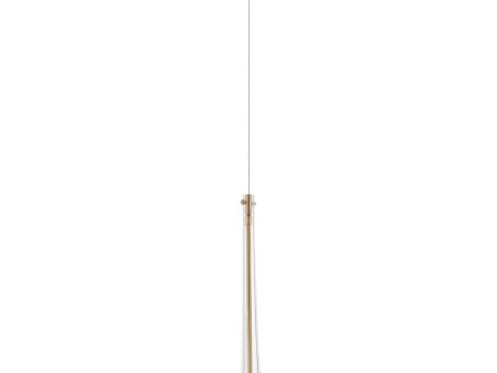 Stillo 2 in. Single LED Pendant Light Gold finish Cheap