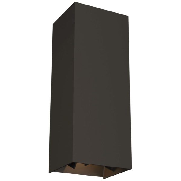 Vex 12 In. LED Outdoor Wall Sconce 557 Lumens 3000K Bronze Finish Hot on Sale