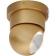 Nodes 6 in. LED Flush Mount Light Selectable CCT Gold Finish Hot on Sale