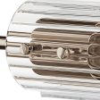 Velestino 47  4-Light Linear Chandelier, Polished Nickel Finish Hot on Sale