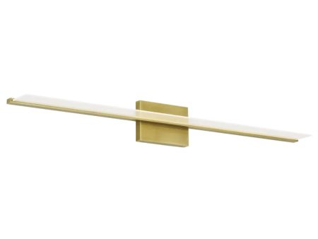 Span 47 in. LED Bath Bar Brass finish Online